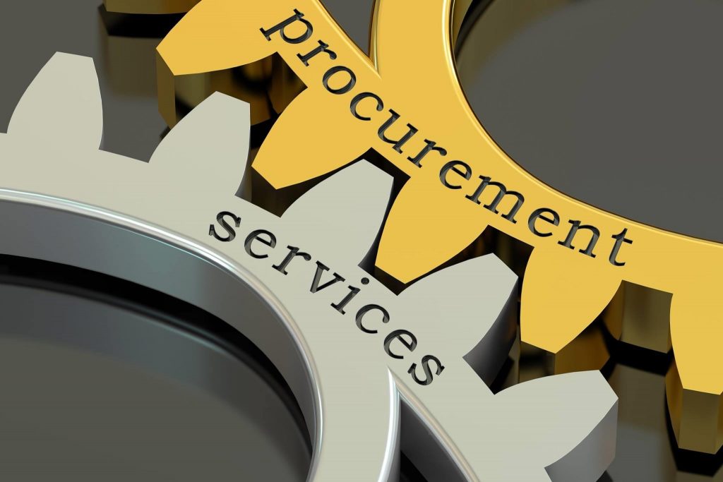 Cogs showing procurement services